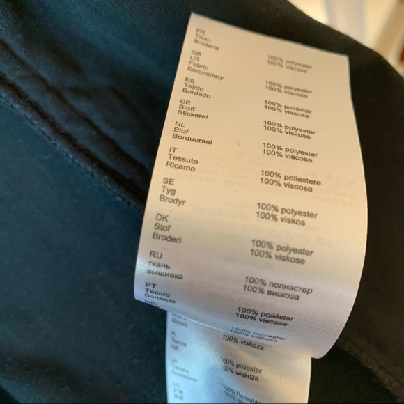 NWT MAJE Embroidered Velvet Shirt - Picture 8 of 9